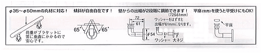イージーブラケット直軸